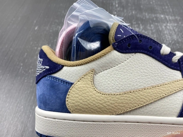 1st Kicks Shoes JORDAN X TRAVIS Comfortable SCOTT AIR CUSTOM 742 1 DM7866- 1108